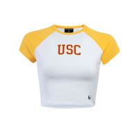 USC Trojans Women's Hype and Vice Gold Homerun T-Shirt